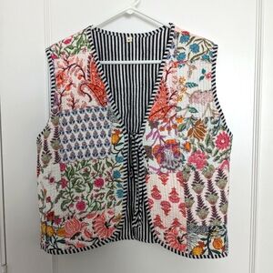 Patchwork Quilt Vest size medium